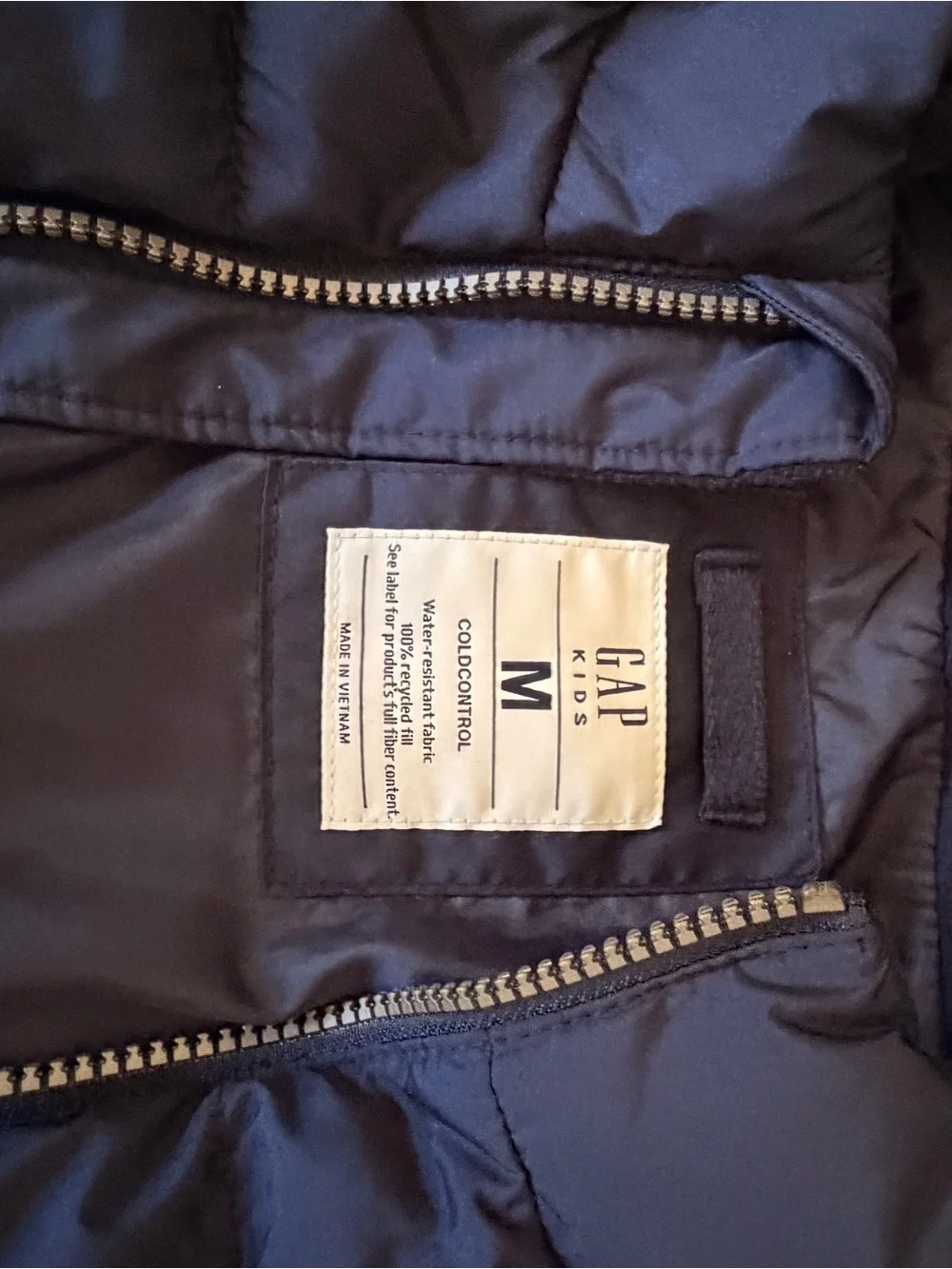 GAP sleeveless quilted